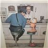 Image 2 : GARFIELD NORMAN ROCKWELL PRINT THE RUNAWAY LEP SIGNED JIM DAVIS
