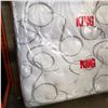 Image 2 : KINGSIZE SEALY POSTUREPEDIC EURO TOP MATTRESS, 90 DAY RETURN, VISIBLE STAINS