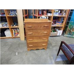 MAPLE 4 DRAWER CHEST OF DRAWERS