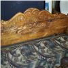Image 2 : WORMY CHESTNUT CARVED BENCH