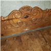 Image 2 : WORMY CHESTNUT CARVED BENCH