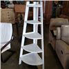 Image 1 : WHITE 5 FT CORNER SHELF
