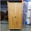 Image 2 : PINE WARDROBE - APPROX 6FT TALL