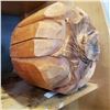 Image 2 : WOOD CARVED PUMPKIN