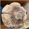 Image 2 : WOOD CARVED PUMPKIN
