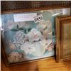 Image 3 : SMALL VINTAGE WATERCOLOR AND 1908 PAINTING ON BOARD
