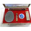Image 2 : LOT OF REVERSE PAINTED SNUFF BOTTLES AND CALLIGRAPHY SET
