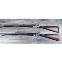 ARRIETA CASED TWO DOUBLE BARREL SHOTGUN SET