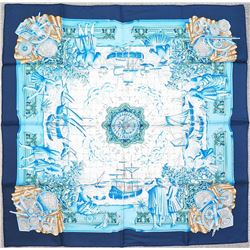 HERMES Silk Scarf