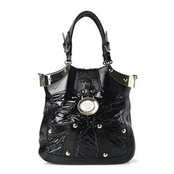 Versace Patent Leather Shoulder Bag