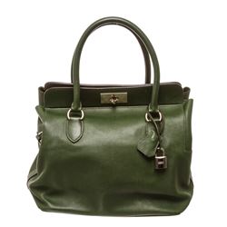 Hermes Leather Toolbox Satchel Bag