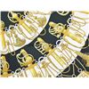 Image 2 : Authentic HERMES "Cliquetis" Black 100% Silk Scarf