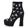 Image 1 : Saint Laurent Kid Suede Platform Boot (Designer Size 37)