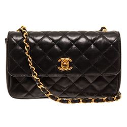 Chanel Quilted Lambskin Mini Flap Shoulder Bag