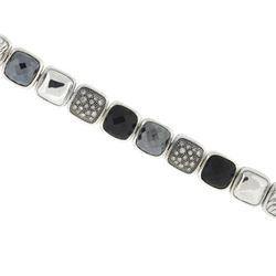 David Yurman Diamond Sterling Silver Bracelet