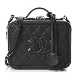 Chanel Caviar Quilted Vanity Case