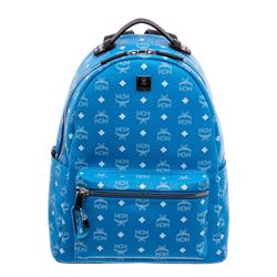 MCM Coated Canvas Backpack
