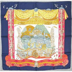 HERMES 100% Silk Scarf