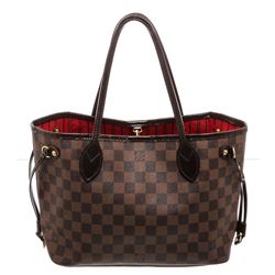 Louis Vuitton Damier Ebene Neverfull Tote