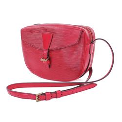 LOUIS VUITTON Jeune Fille MM Red Epi Crossbody Shoulder Bag