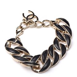 Chanel Lambskin Chain Bracelet