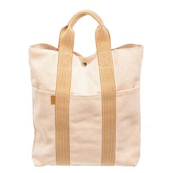 Hermes Canvas Tote Bag