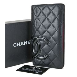 Chanel Leather Long Wallet