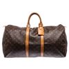 Image 1 : Louis Vuitton Monogram Keeall 55 Duffel bag