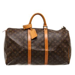 Louis Vuitton Monogram Keepall 50 Duffel Bag