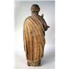 Image 2 : A CARVED PINE FIGURE OF A BEARDED AND R