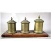 Image 3 : A GROUP OF BRASS TABLE ARTICLESIncludin