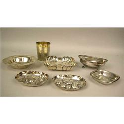 A GROUP OF STERLING SILVER AND CONTINEN