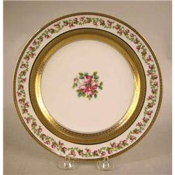 A SET OF TWELVE FLORAL-DECORATED AND PA