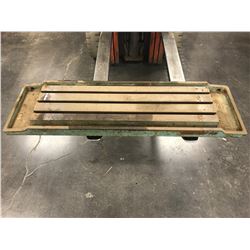 38" x 10 1/4" T-SLOT TABLE