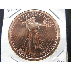 Copper Round .999 St. Augustine