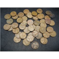 Lot of Wheat Cents, Mixed Dates