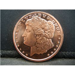Copper Round .999 Morgan