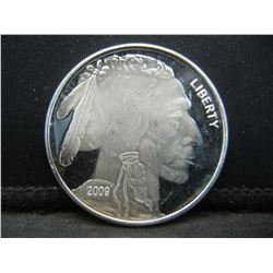 2009 Silver Round .999 Buffalo