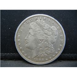 1886-0 SILVER (90%) MORGAN DOLLAR