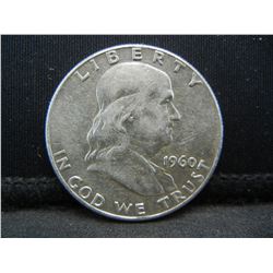 1960 SILVER (90%) FRANKLIN HALF