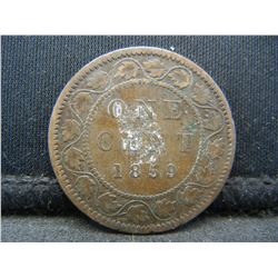 1859 CANADIAN ONE CENT
