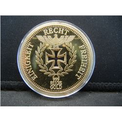 CLAD GERMAN GOLD/1 OUNCE, PROOF