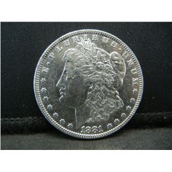1881-0 SILVER (90%) MORGAN DOLLAR, UNC