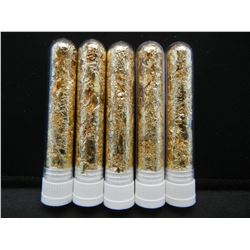 (5) Vials of Leaf Flakes
