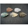 Image 2 : (5)-ARROW-HEADS, (AGATE), AGE UKNOWN