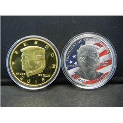 2-(DONALD J. TRUMP MEDALS/1 OUNCE), PROOF