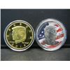 Image 1 : 2-(DONALD J. TRUMP MEDALS/1 OUNCE), PROOF