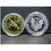 Image 2 : 2-(DONALD J. TRUMP MEDALS/1 OUNCE), PROOF