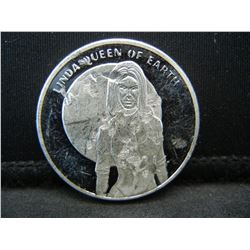 4 QUEENS-S CASINO TOKEN (.74 OZ)