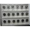 Image 10 : 1946-1980 Uncirculated Roosevelt Dime 90 Coin Set, Including Proof Issues.
